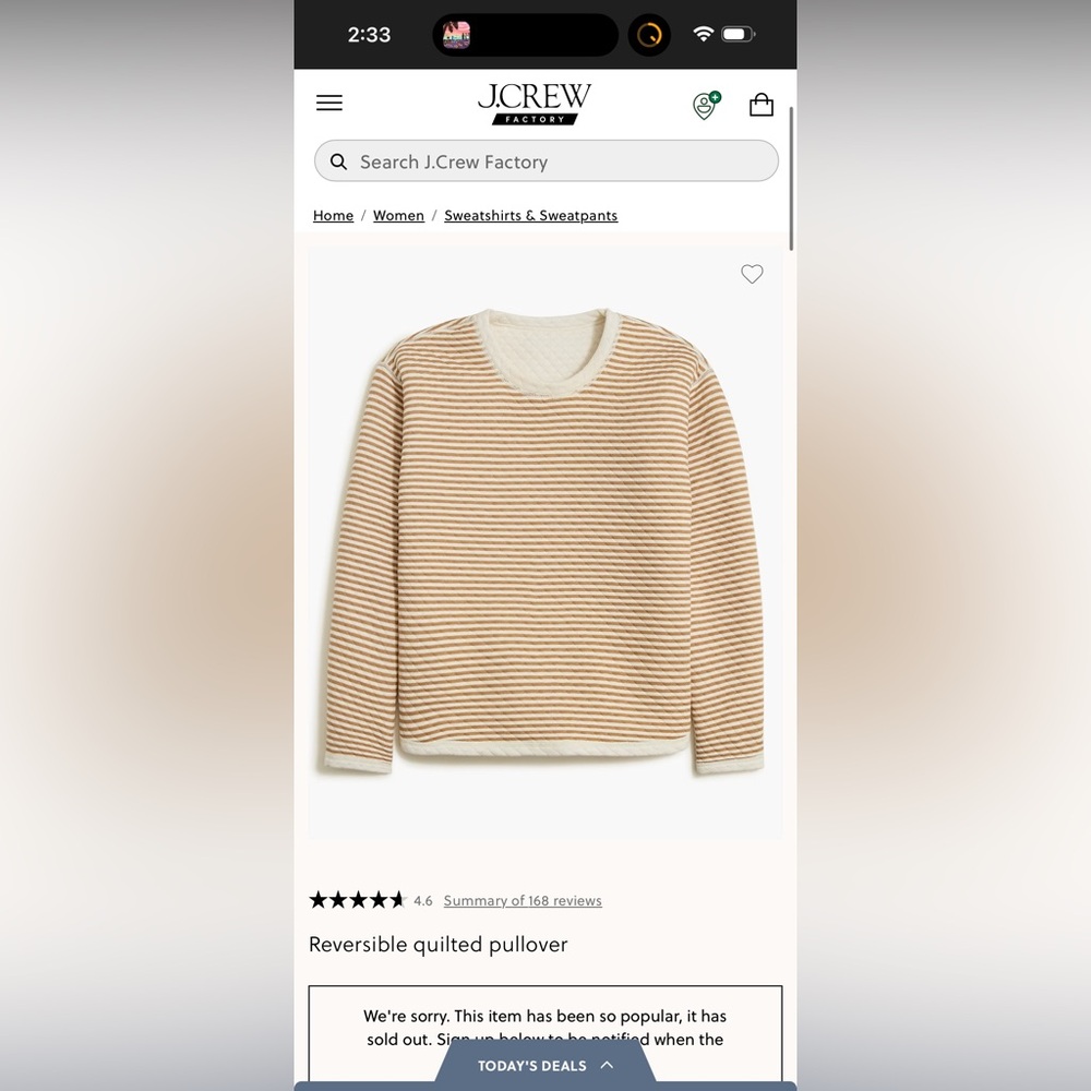 J. Crew Reversible Pullover - image 5